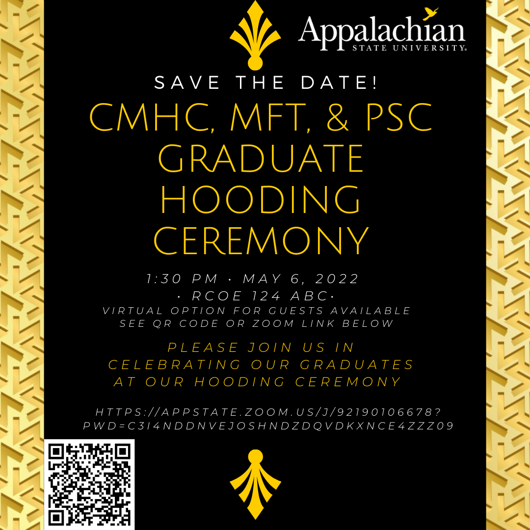 Infographic describing the hooding ceremony taking place on Friday, May 6th, 2022