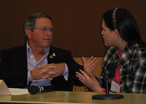 Dr. Terry Sack and Maria Hernandez