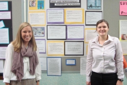 2nd year PSC students, Laney Bolick and Lauren Habel present on grief and bereavement