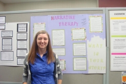 3rd year PSC Student, Greta Kimel, presents on narrative therapy