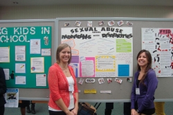 Crystal Loesch and Amber Walker present on sexual abuse among persons with disabilities