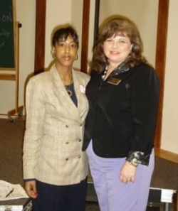 Dr. Renee' Evans and Ms. Cynthia Floyd