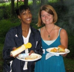 Students at Fall picnic for 2009 cohort