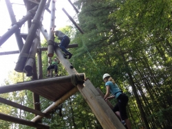 Students scale Alpine Tower