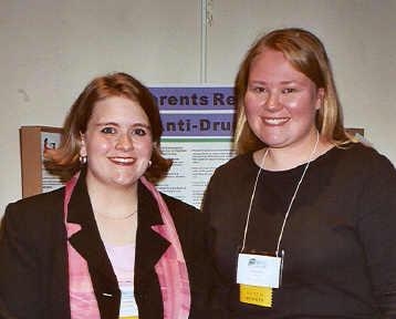 NCSCA Conference 2004 Graduate Poster Presentation - Tied for 1st Place Award Winners Candice Walker and Amanda Greer 